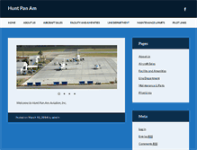 Tablet Screenshot of huntpanam.com